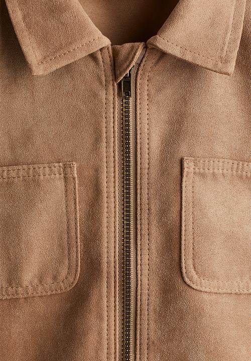 H&M - Napped overshirt - beige