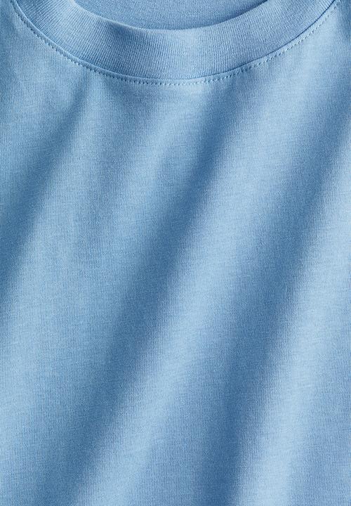 H&M - Boxy cotton t-shirt - blue