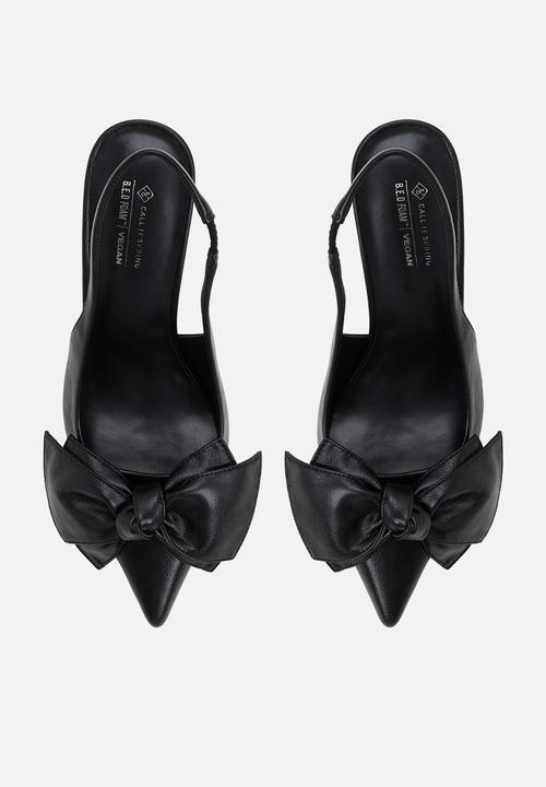 Call It Spring - Atheena Slingback - Black