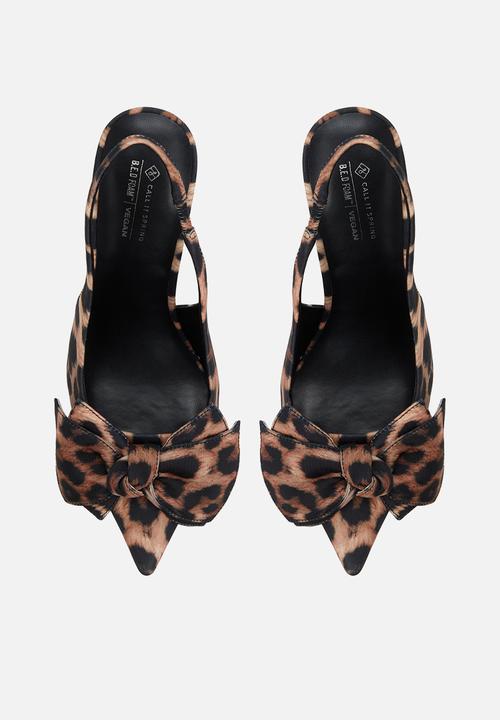 Call It Spring - Atheena Slingback - Brown Multi