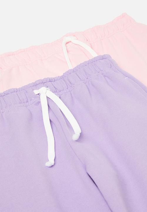 Pop Candy - 2 Pack jogger - pink & lilac