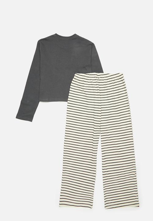 Pop Candy - Pj set - grey
