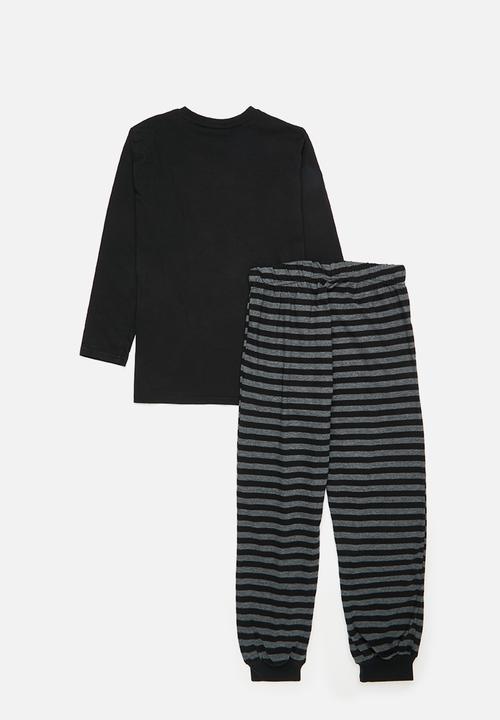 Pop Candy - Pj set - charcoal & black
