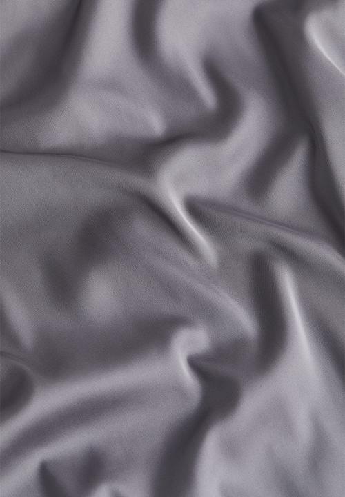 H&M - V-neck blouse - grey