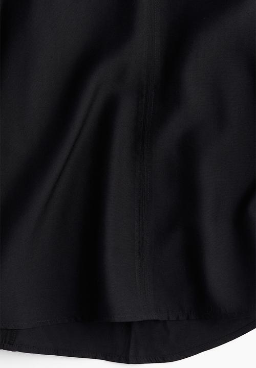 H&M - Balloon-sleeved blouse - black