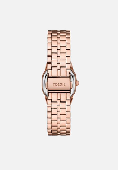 Fossil - Harlow Three-hand Stainless Steel Watch - Rose Gold