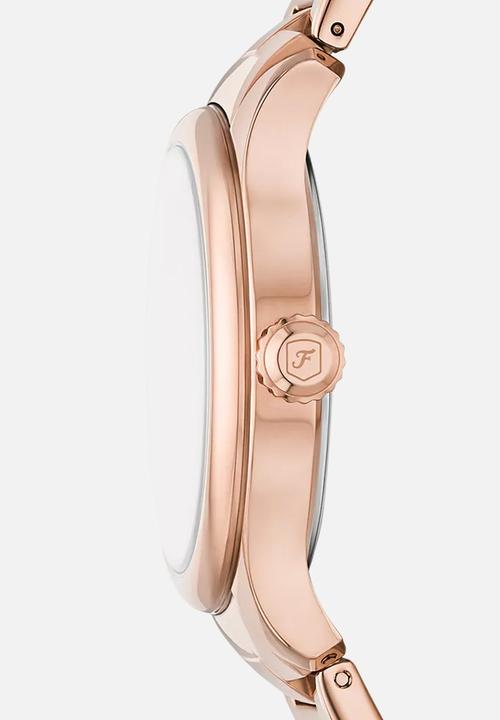 Fossil - Gilmore Three-Hand Date Stainless Steel Watch - Rose Gold