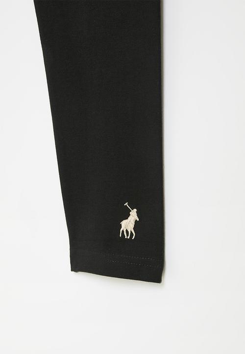 POLO - Girls victoria full length legging - black