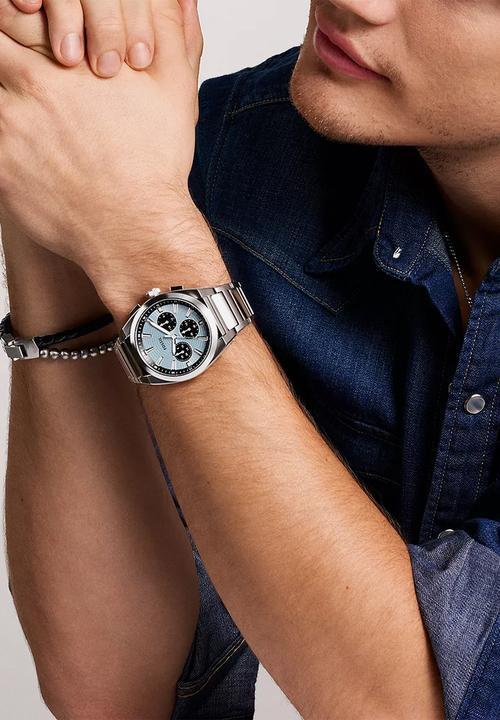 Fossil - Everett Chronograph Stainless Steel Watch - Silver