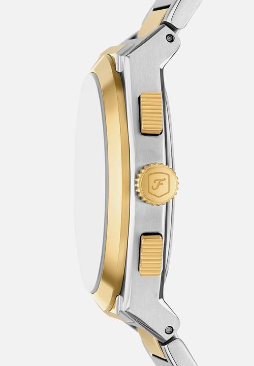 Fossil - Everett Chronograph Stainless Steel Watch - Gold & Silver