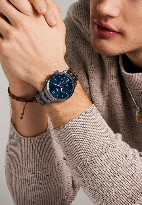 Fossil - Neutra Chronograph Stainless Steel Watch - Smoke