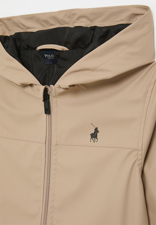 POLO - Girls amy hooded jacket - stone