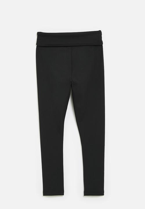 Converse - Cnvg graphic ruched legging - black