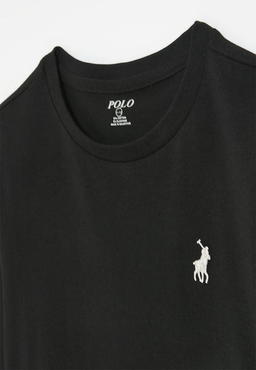 POLO - Girls mia ls tee - black
