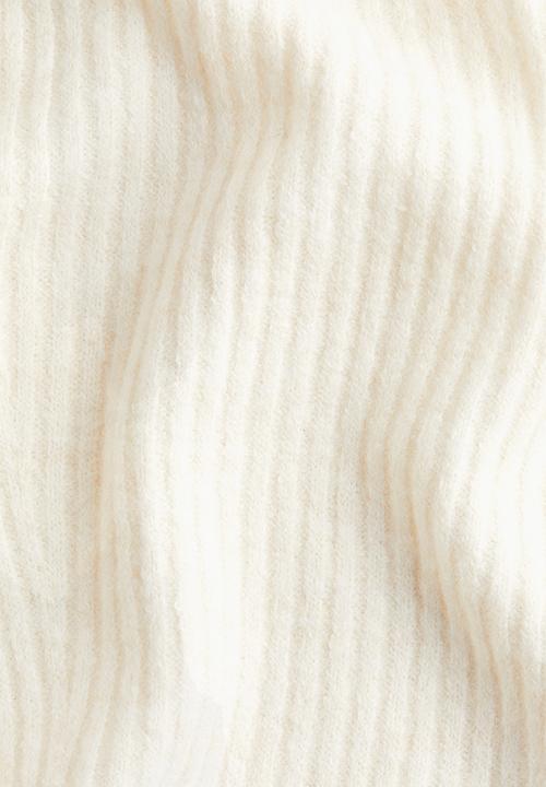 H&M - Off-the-shoulder jumper - cream