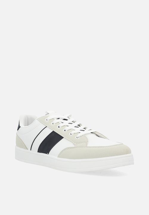 Pierre Cardin - Frankie casual lace up  - white & navy
