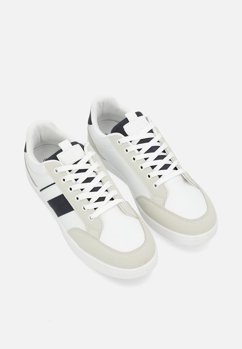 Pierre Cardin - Frankie casual lace up  - white & navy