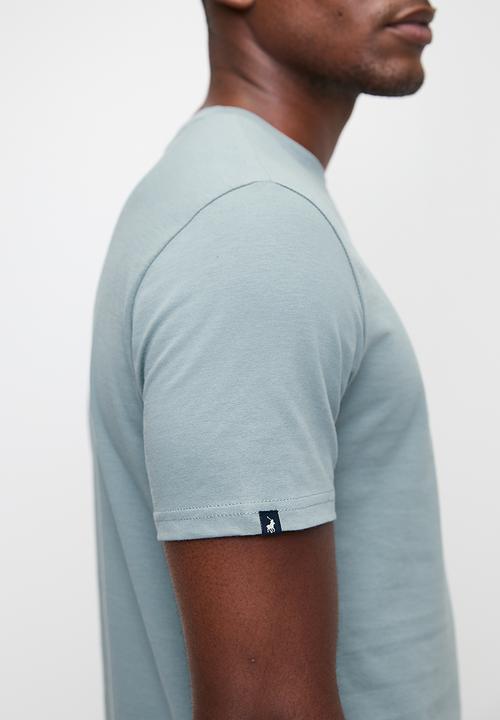 POLO - Mens Essential Crew Neck Short Sleeve Tee - Blue