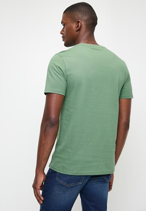 POLO - Mens Essential Crew Neck Short sleeve Tee - Green