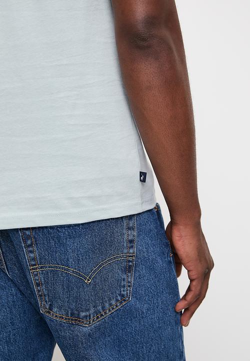 POLO - Mens Graphic Logo Printed Ss Tee - Light Blue