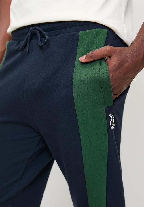 POLO - Men Sport Cuffed Jogger - Navy & Green