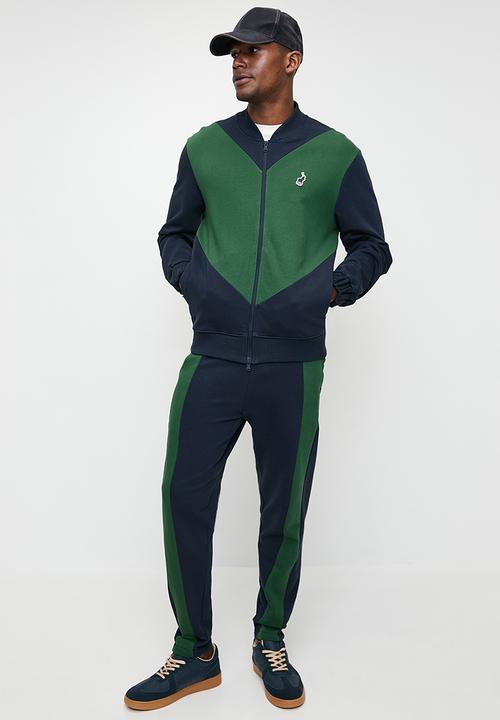 POLO - Men Sport Cuffed Jogger - Navy & Green