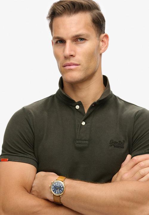 Superdry. - Vint Destroy Polo - Destroy Black