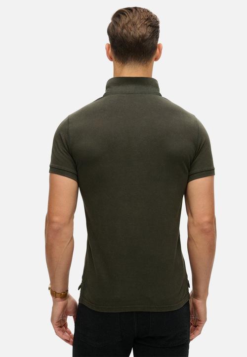 Superdry. - Vint Destroy Polo - Destroy Black