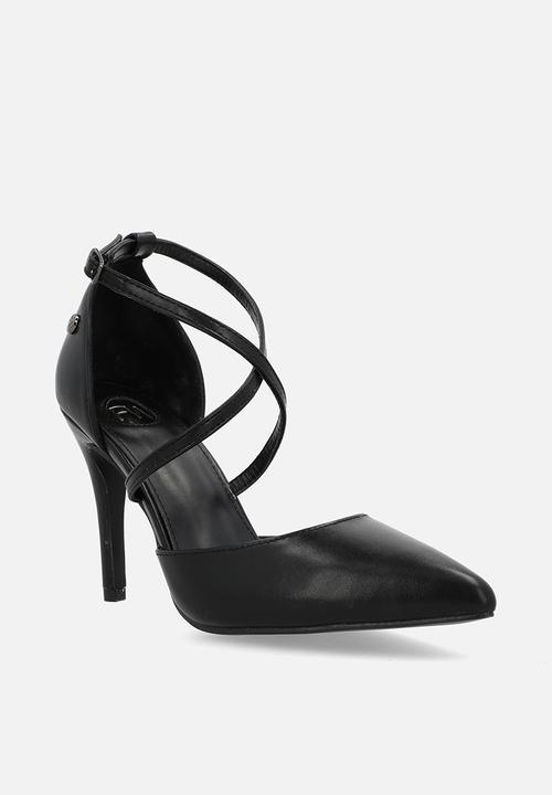 Footwork - Harlet Closed Back Ankle strap - Black