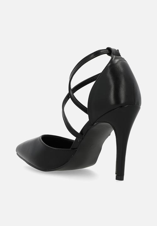 Footwork - Harlet Closed Back Ankle strap - Black