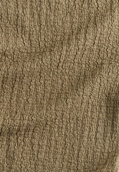 H&M - Textured jersey dress - khaki green 