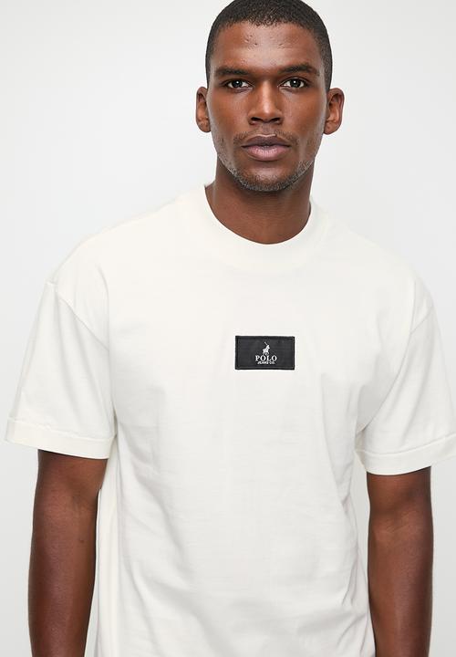 POLO - Mens Pjc Short Sleeve Back Print Tee - Off White