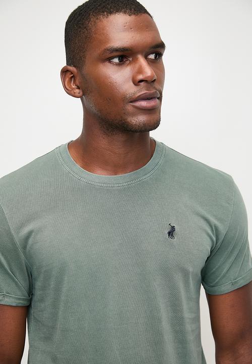 POLO - Mens Pjc Short Sleeve Overdyed Tee - Green