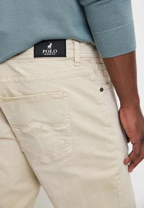 POLO - Mens Pjc Overdyed Pants - Light Stone