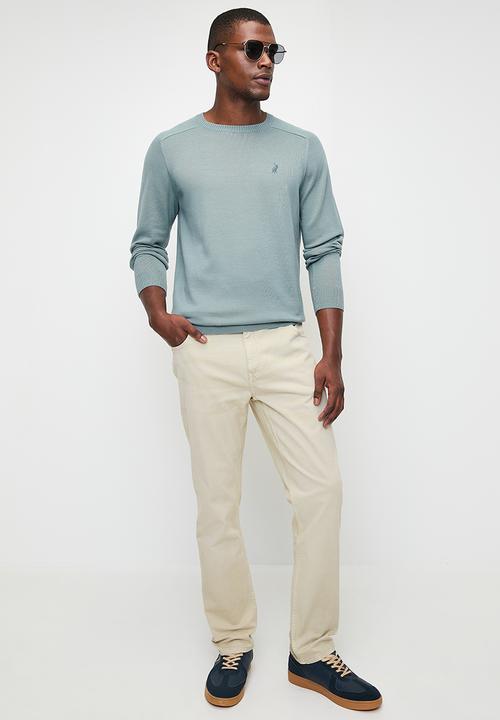 POLO - Mens Pjc Overdyed Pants - Light Stone