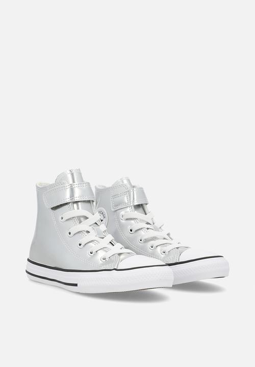 Converse - Chuck taylor all star metallic easy-on - silver/white/silver