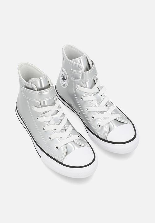Converse - Chuck taylor all star metallic easy-on - silver/white/silver