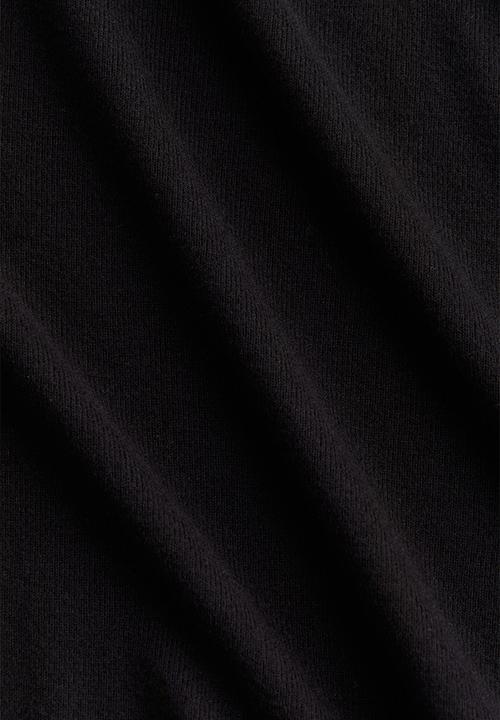 H&M - Ribbed bodycon dress - black