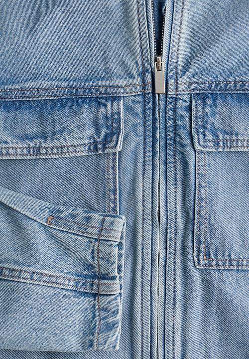 H&M - Denim jacket - light denim blue