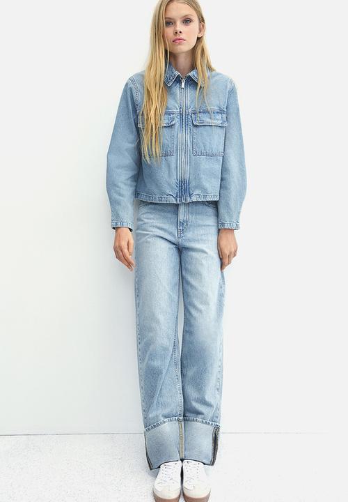 H&M - Denim jacket - light denim blue
