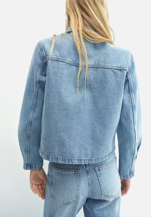 H&M - Denim jacket - light denim blue