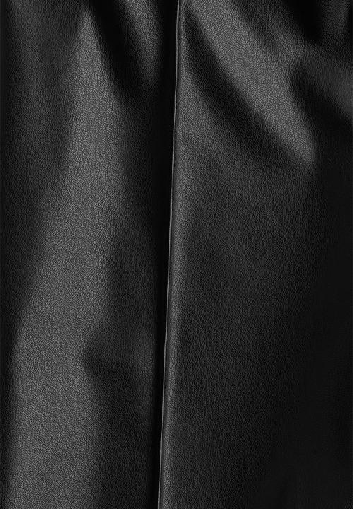 H&M - Coated leggings - black
