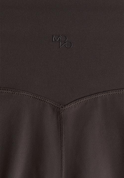 H&M - Yoga leggings with softmove™ lycra® - dark brown