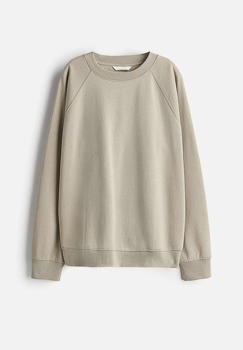 H&M - Sweatshirt - light khaki green