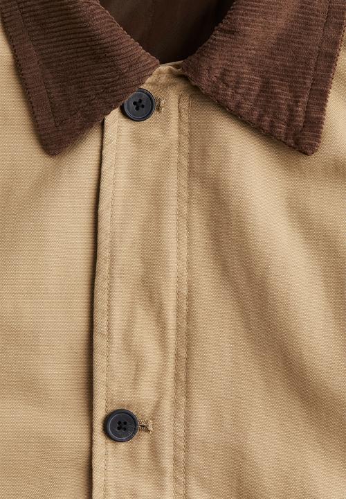 H&M - Oversized canvas jacket - beige