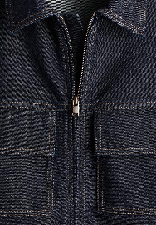 H&M - Denim jacket - dark denim blue