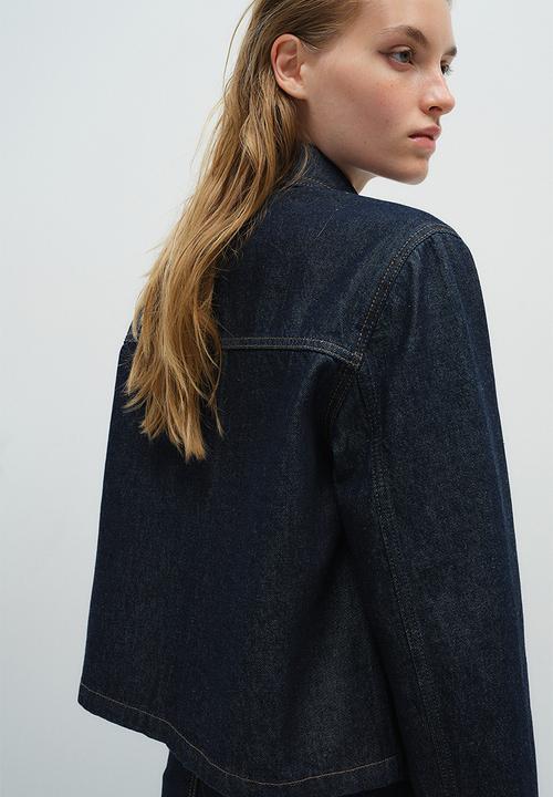 H&M - Denim jacket - dark denim blue