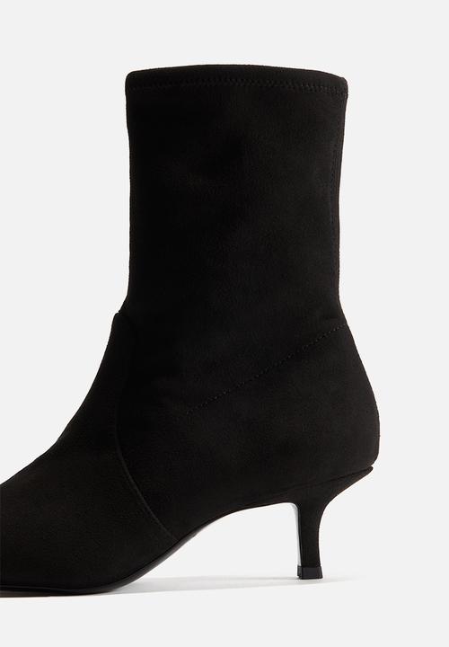 H&M - Heeled sock boots - black