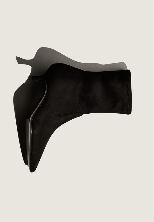 H&M - Heeled sock boots - black