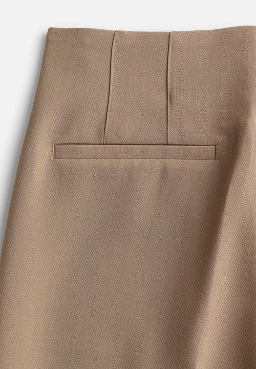 H&M - Ankle-length cigarette trousers - dark beige